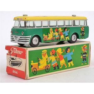 Tekno 854 moneybox, yellow box with green lower and decals,…