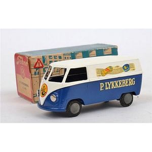 Tekno VW 413 model 'P. Lykkeberg', white upper and blue lower…