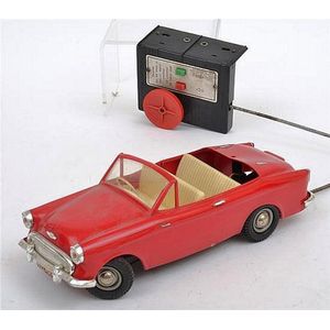 Victory models Hillman Minx Push button remote control car, red,…