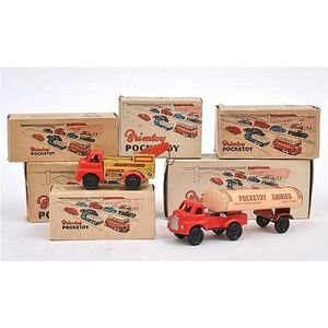 Seven Brimtoy models, including 9/511 mechanical long wheel…
