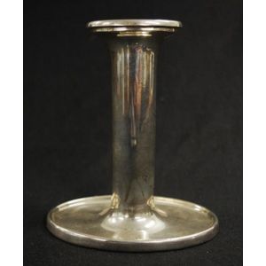 George VI sterling silver candlestick Birmingham, circa 1939,…