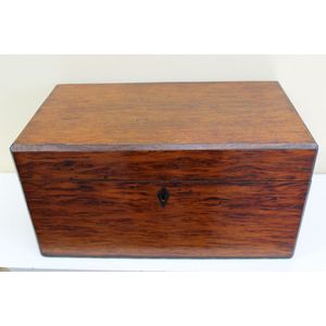 19th century casuarina lift top writing box fitted with writing…