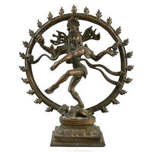 An Indian bronze figure of Shiva Nataraja, South Indian. Height&hellip;