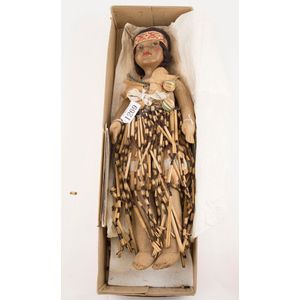 Maori doll with original label 'Miri Maorilands Maid'…