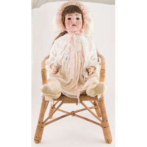 Fiona-Jane' Konig & Wernicke bisque toddler doll brown eyes…