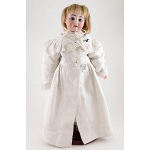 'Margaret' possible J D Kester bisque doll blue sleeping eyes…