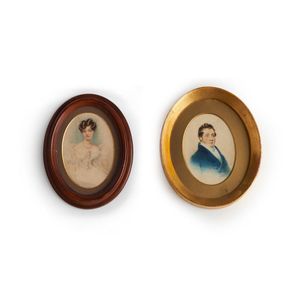 A miniature, a gentleman Circa 1810 1st: English school, with…