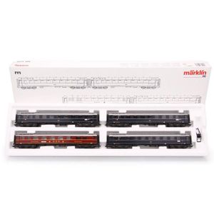 A boxed Marklin German four Coach set #42281 DB Express…