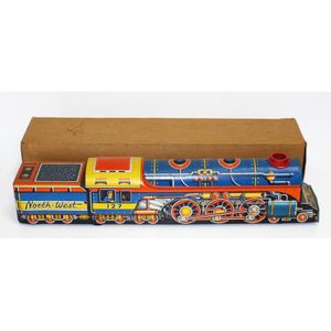 Lincoln Toys Super-Size Sparking Train Engine, #2504 Rare New…