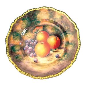 Royal Worcester T. Nutt Cabinet Plate - Royal Worcester - Ceramics