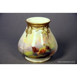 Harry Stinton (England), Royal Worcester artist - price guide and
