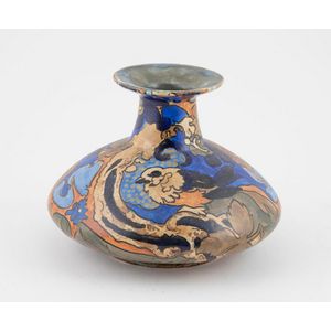 Bursley Ware Art Deco squat spherical vase 'Amstel' design by…