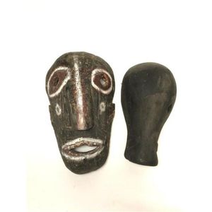 Two ceremonial masks, Dayak, Kalimantan, Indonesia (2), height&hellip;