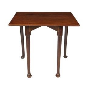 A good Georgian Cuban mahogany gateleg dining or supper table,…