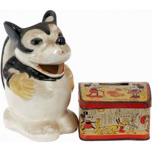 Mickey Mouse: Mickey Mouse novelty jug & 'Mickey Mouse Treasure…