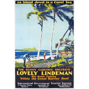 'Lovely Lindeman. An Island Jewel in A Coral Sea', c.1930s…
