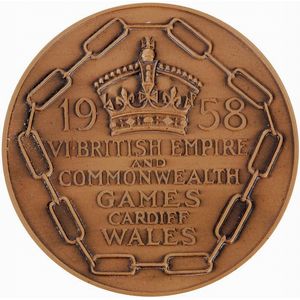 1958 British Commonwealth Games in Cardiff, Participation Medal…