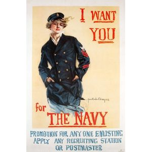 'I Want You for the Navy. Promotion For Any One Enlisting.…