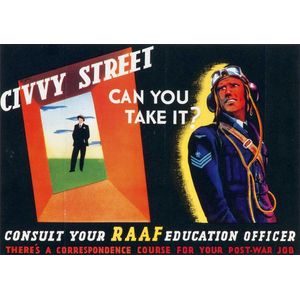'Civvy Street. Can You Take It?', colour process lithograph…
