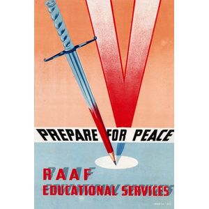'Prepare For Peace R.A.A.F Educational Services', colour…