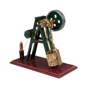 An 'A' frame single cylinder stationary steam engine, 20th…