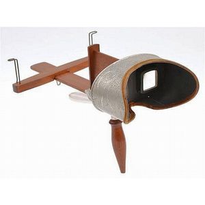 Underwood & Underwood stereoscope viewer wooden frame with…