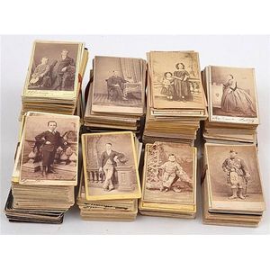 Large collection of carte de visite including Portraits by N.J.…