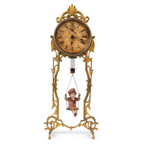 Beautiful Victorian Clock with Birds & Angels  *Ceramic Bisque Ready to Paint 