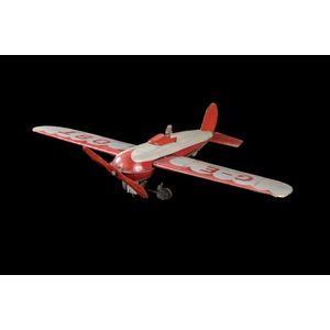 Mettoy for Woolworths tinplate monoplane. Two-tone silver and…