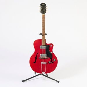 A Premier 545 Maton Guitar. Serial 1761. In cherry red A…