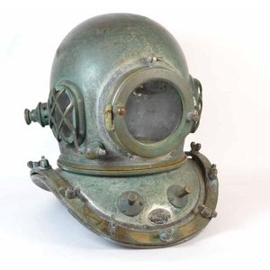 Japanese Divers Helmet, 1940s, Kimura Tetsukizyo Works, Nagasaki ...