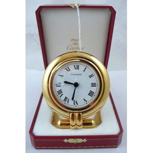 Cartier Colisee Art Deco Travel Desk Clock 24-Karat, 46% OFF