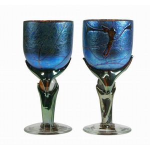 ガラスコレクション【COLIN HEANEY オーストラリア　花瓶　海モチーフ】 Discover 100 Glassies - Australia - Heaney, Colin and glass