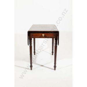 Regency mahogany Pembroke dining table, traditional drop leaf&hellip;