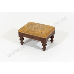 A Victorian Adjustable Foot Stool - Antiques Atlas