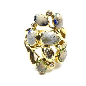 Antique Georgian Star Sapphire Diamond Guilloche Enamel 14K Gold Ring Circa  1830