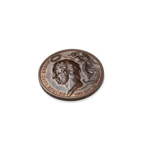 A copper medal in commemoration of his 1740-1744…