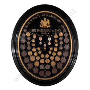 Impressive Victorian exhibition prize medallions display for…