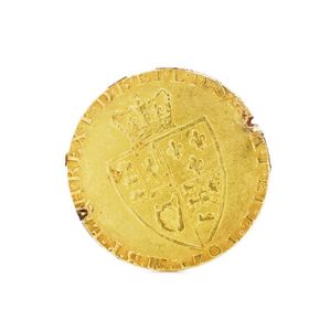 George III gold sovereign 1701 - as found weight 7.7gm
