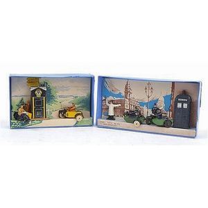 Dinky pre-war 42 Police set and 44 A.A. Set, both in blue boxes…