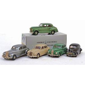 Five Pathfinder models, including PFM 7 1953 Wolseley 6/80; PFM…