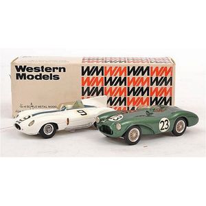Two Western models, including 1955 DB3 Aston Martin; and 1955…
