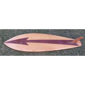 Kneeboard - arrow designs made in 1975. Shaped by P Bruning…