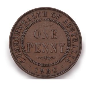A very rare Australian 1930 penny, it is the rarest coin that…