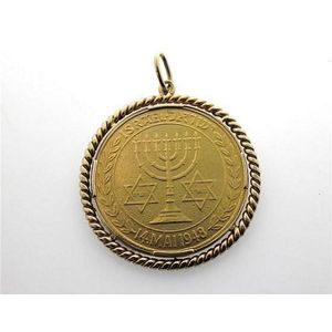 Israel Commemorative Gold Coin in 18ct Gold Frame - Coins - Numismatics ...