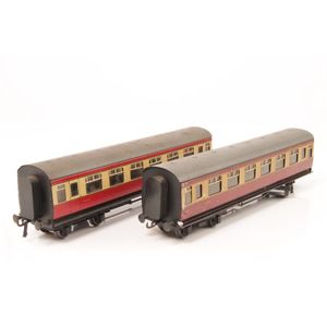 Two 0 Gauge Bassett Lowke Coaches very good to excellent…