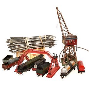 Large collection of Trains and train accessories, including…