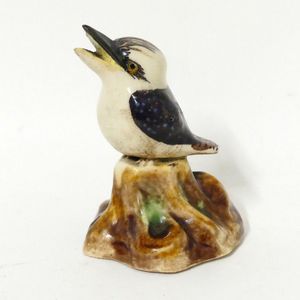 Grace Seccombe Kookaburra Pottery Figurine with Full Signature ...