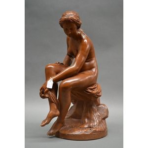 After Etienne Maurice Falconet large antique terracotta figure…