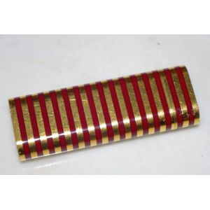 Gilt Red Vintage Cartier Lighter Smoking Accessories